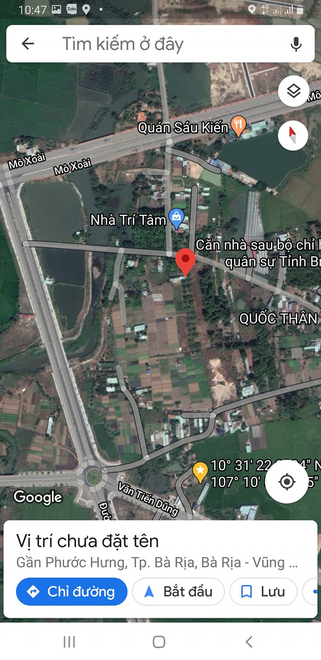 Bán đất 8x25m, phường Phước Hưng, Tp Bà Rịa.
