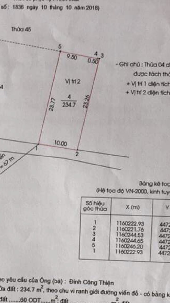 Cần bán lô đất ngộp, giá cho nhà đầu tư, cách vòng xoay TT Đất Đỏ 100m