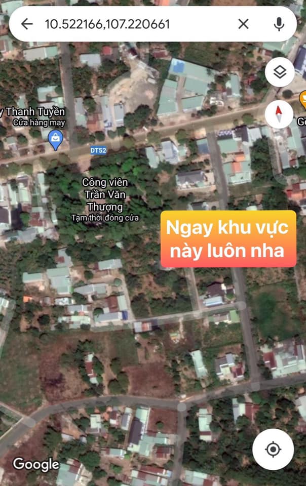 Bán lô đất xã Long Phước, Tp. Bà Rịa.