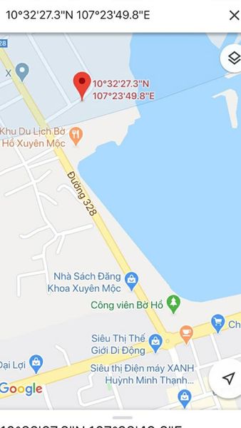 Cần bán đất sát bờ hồ thị trấn Phước Bửu, huyện Xuyên Mộc.