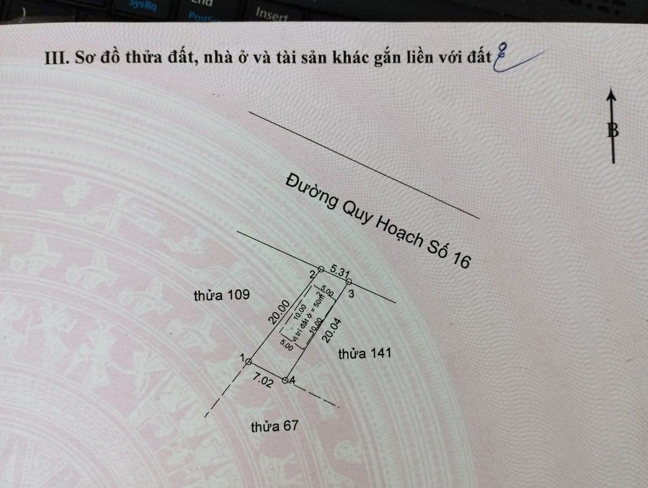 Bán đất góc 3 mặt tiền đường số 16 trung tâm huyện Long Điền