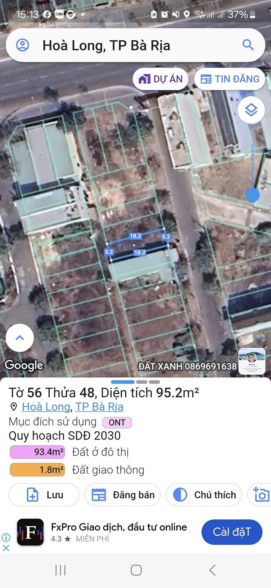 Bán lô đất KDC Lan Anh 1 vị trí đẹp sát Võ Văn Kiệt