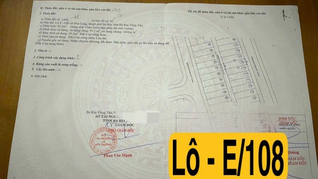 Bán lô đất KDC Lan Anh 1 vị trí đẹp sát Võ Văn Kiệt