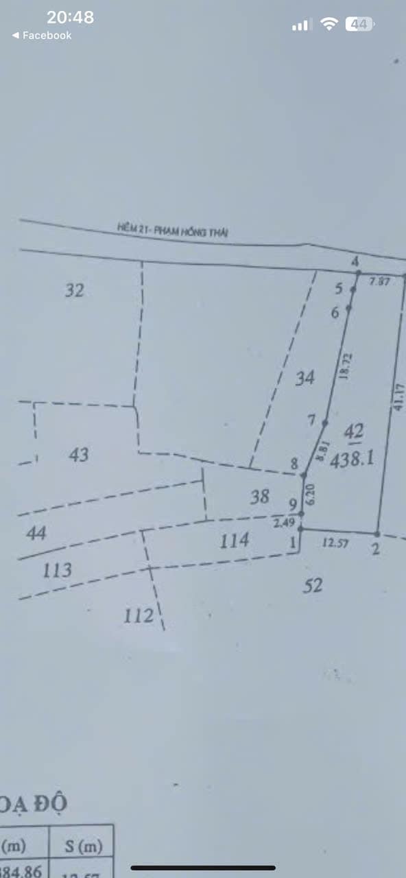 Bán lô đất biệt thự 438m2 sát bên khu trung tâm hành chính huyện Long Điền