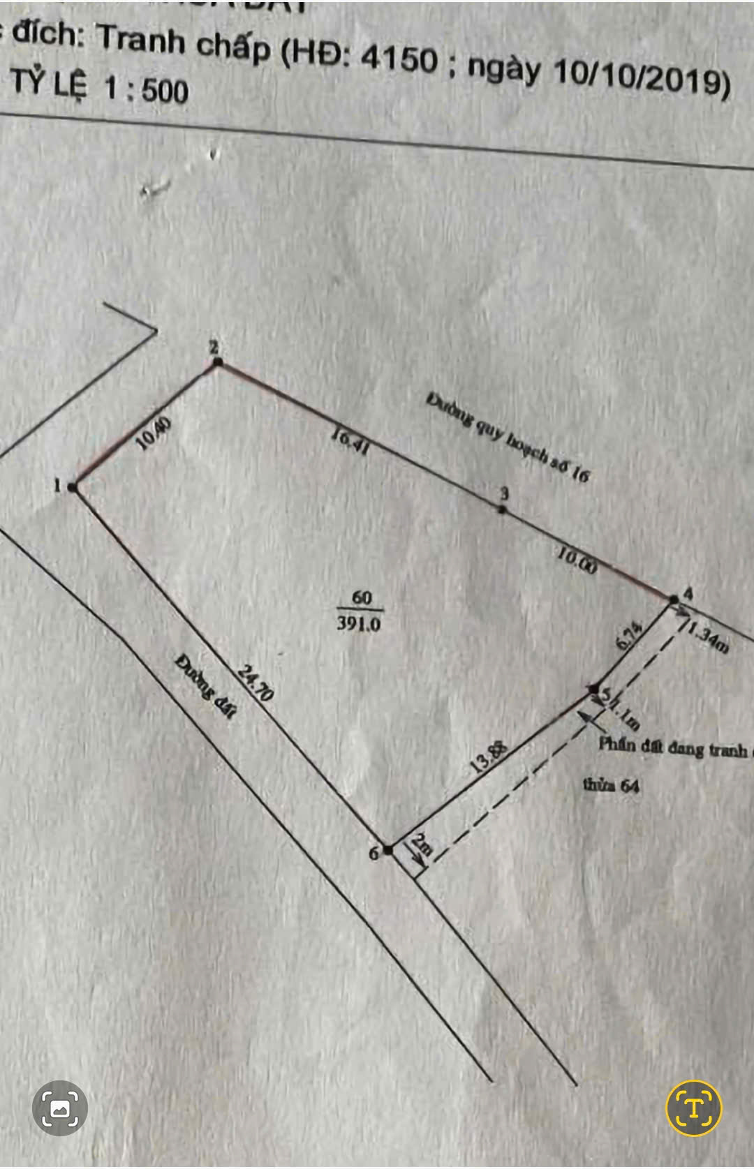 Cần bán lô đất góc 3 mặt tiền đường số 16 trung tâm huyện Long Điền.