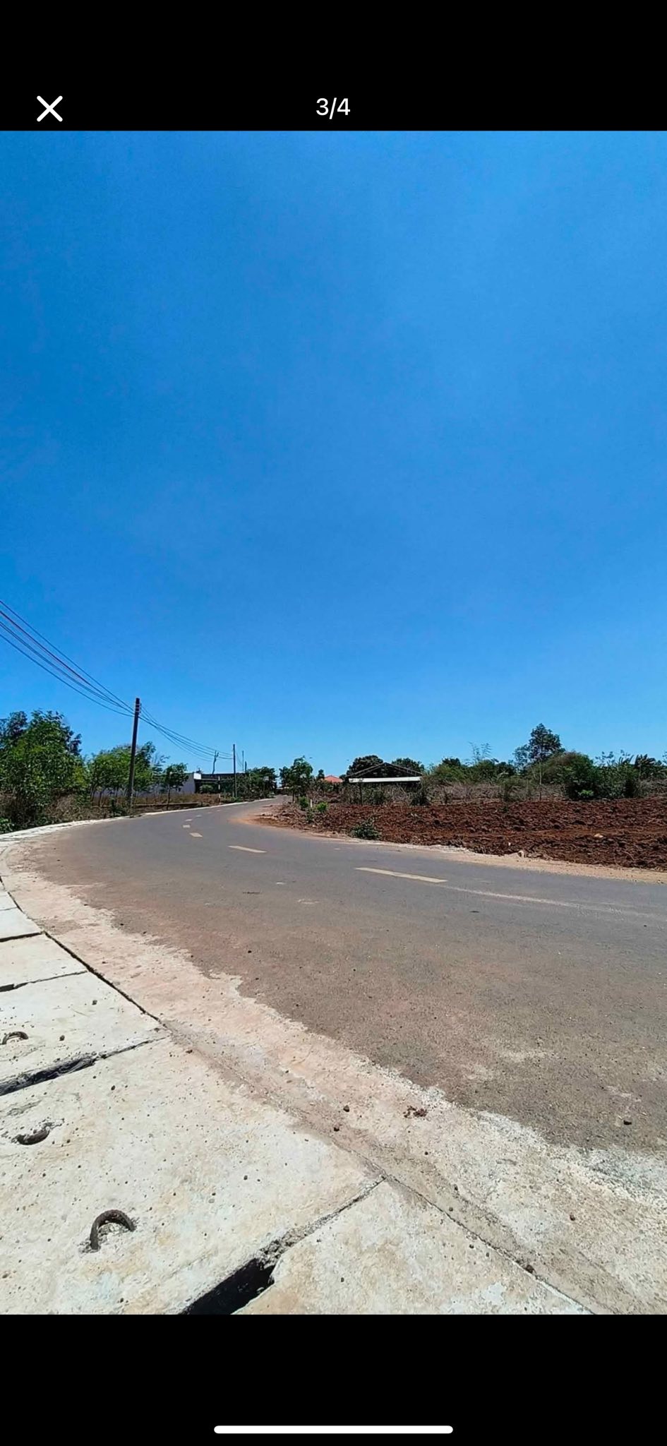 Bán lô đất 3.000m² mặt tiền đường Lương Thế Vinh thị trấn Đất Đỏ, huyện Long Đất