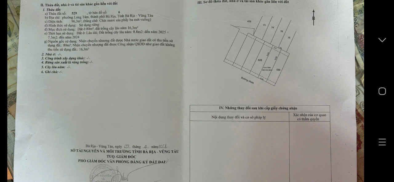 CẦN BÁN GẤP LÔ ĐẤT GIÁ RẺ NHẤT ĐƯỜNG NGUYỄN HỮU HUÂN – TP BÀ RỊA