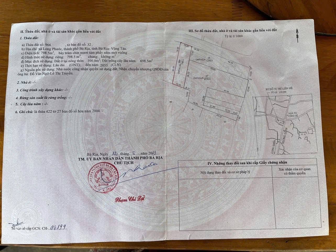 BÁN ĐẤT MẶT TIỀN ĐƯỜNG SỐ 14 – LONG PHƯỚC (P. Tam Long, TP.HCM)