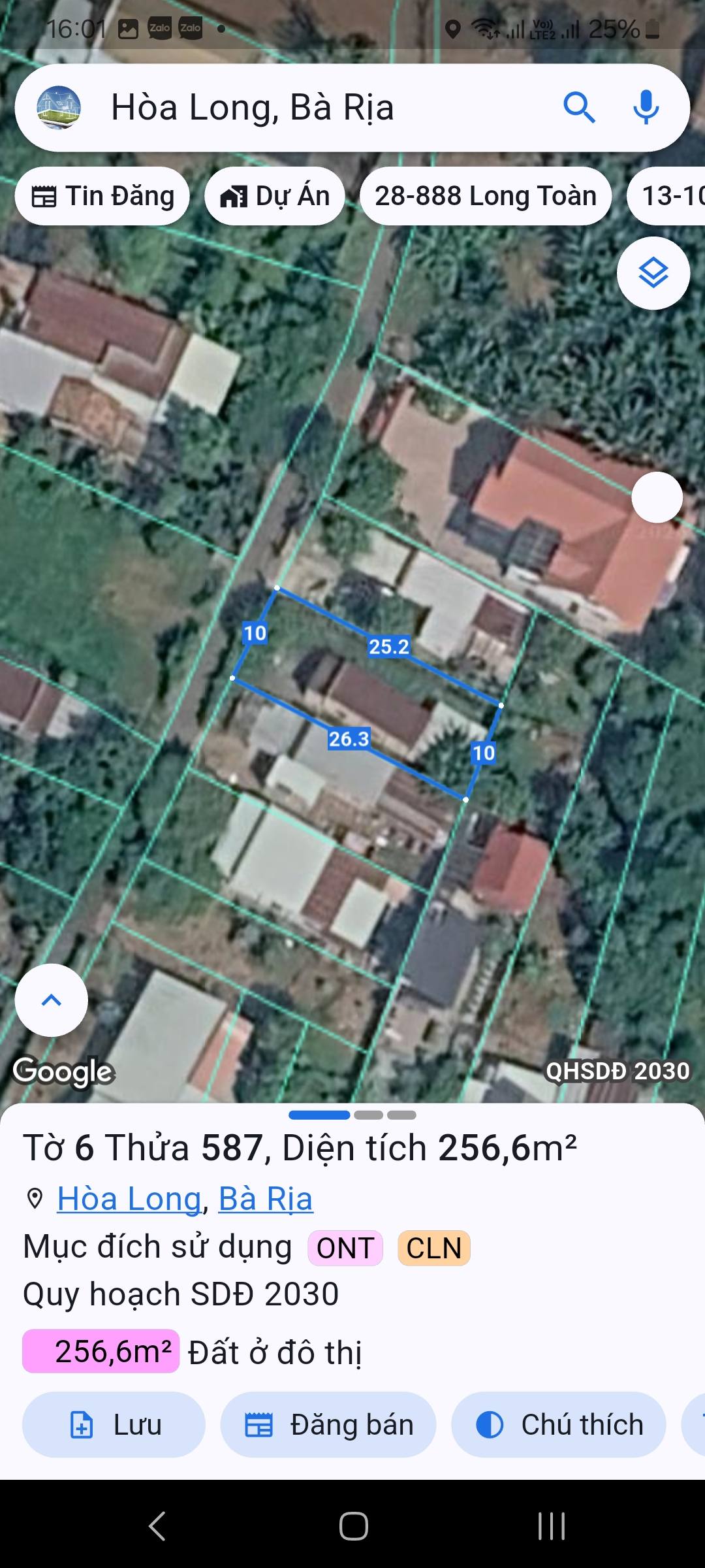 BÁN ĐẤT ĐƯỜNG SỐ 79 – HÒA LONG, TP. BÀ RỊA