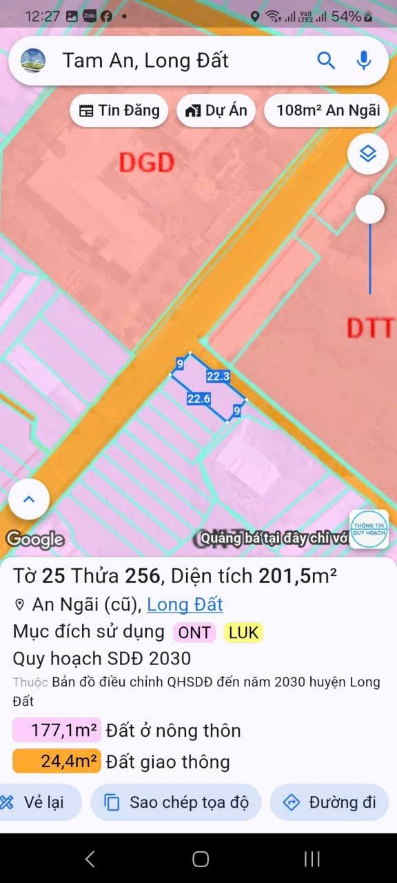 LÔ ĐẤT GÓC 2 MẶT TIỀN ĐƯỜNG PHAN ĐĂNG LƯU – LONG ĐIỀN