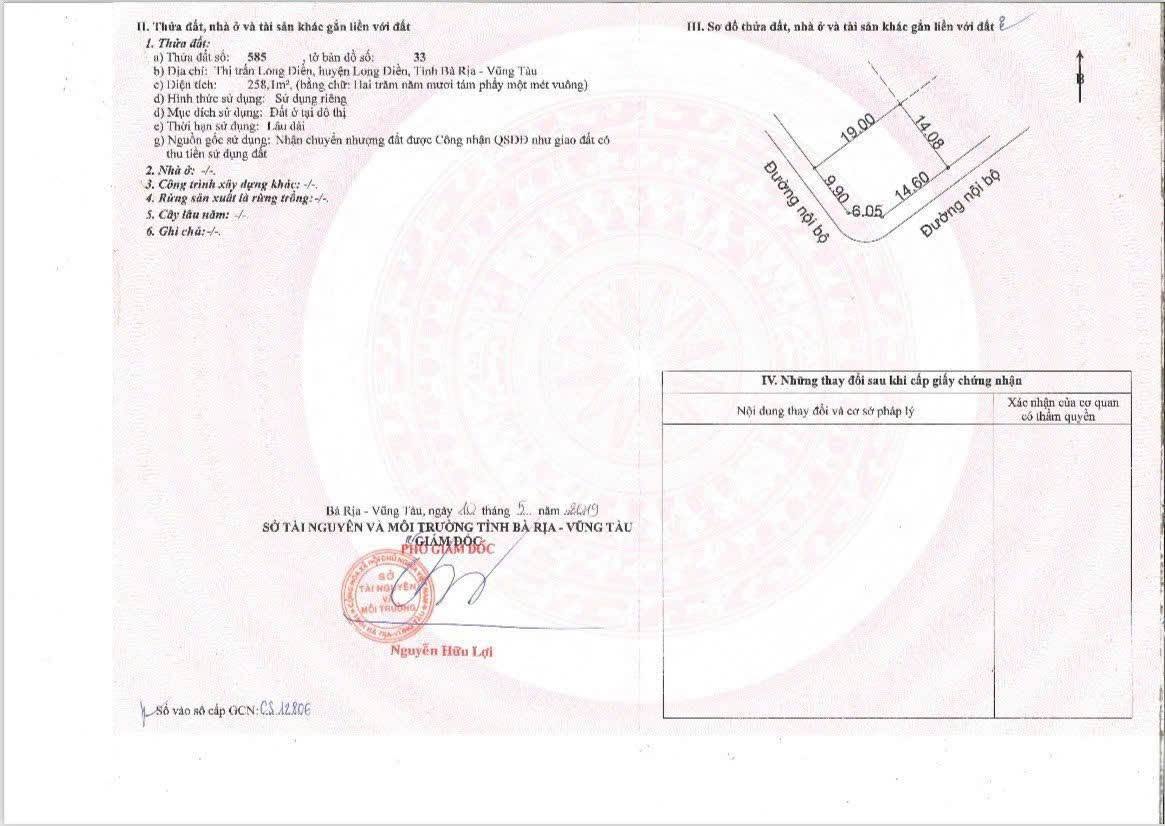 LÔ ĐẤT BIỆT THỰ GÓC 2 MẶT TIỀN – KDC THUẬN HUỆ - LONG ĐIỀN