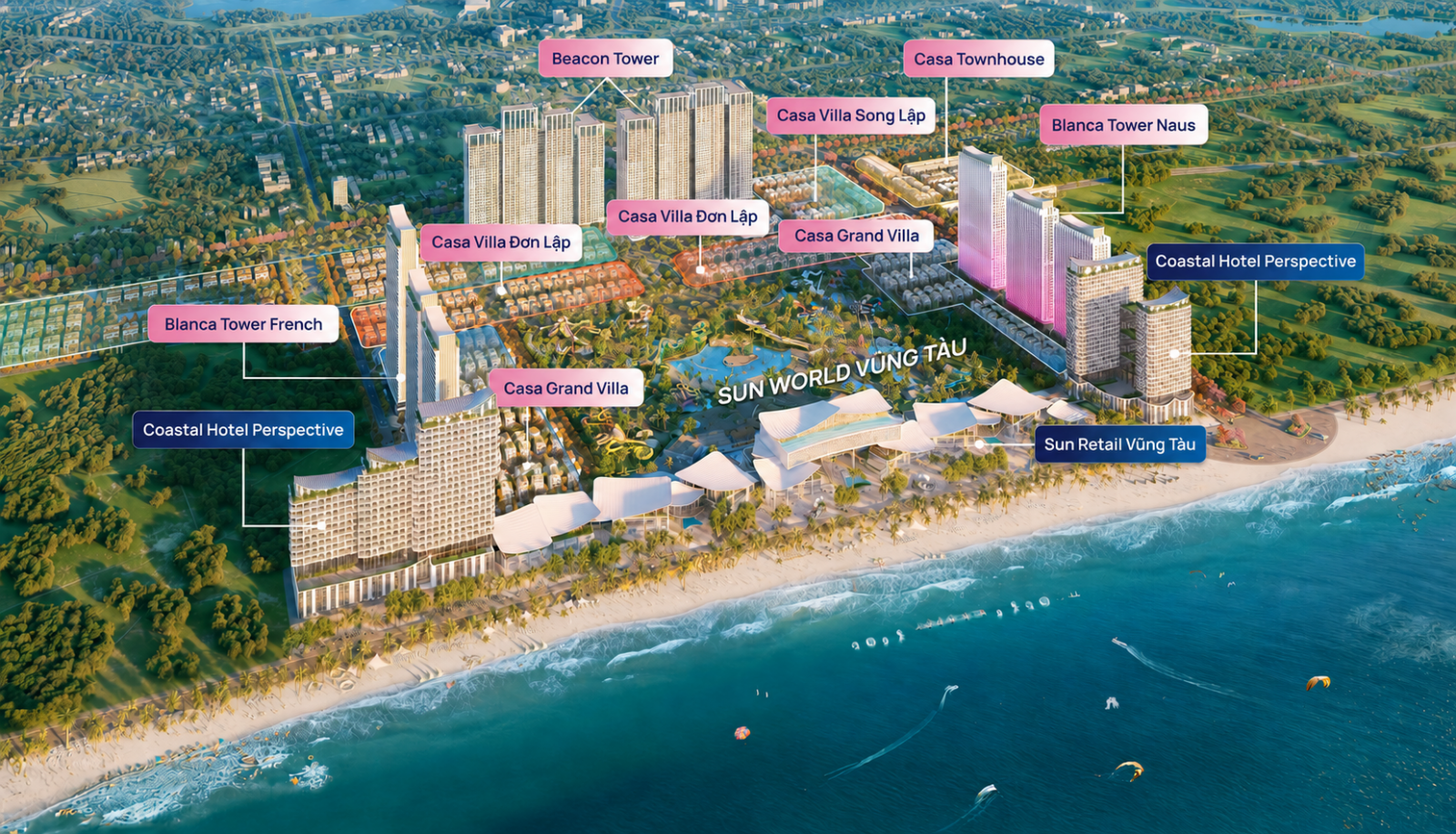 Tổng quan quy hoạch Blanca City Vũng Tàu