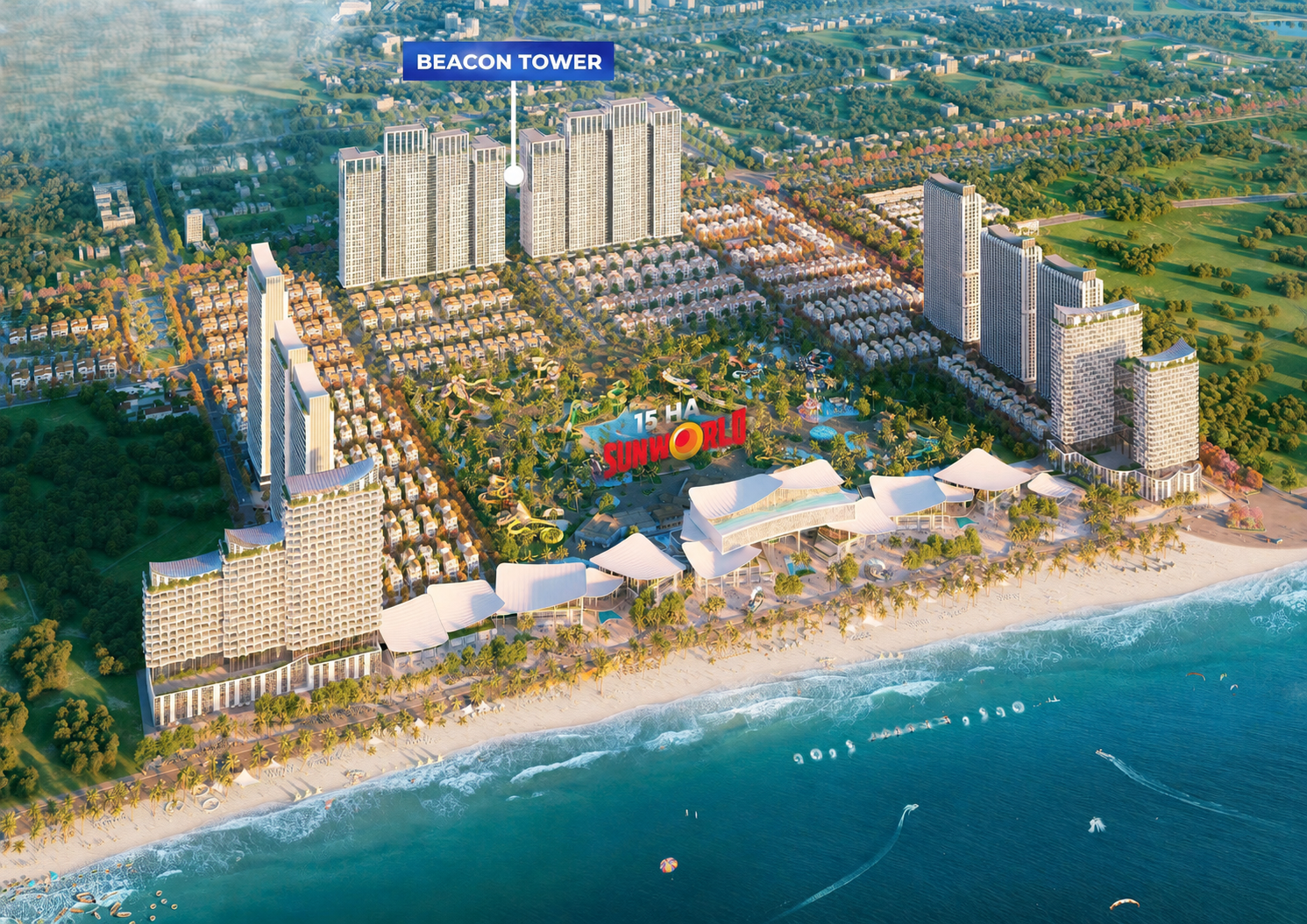 Vị trí Beacon Tower trong đại đô thị Blanca City