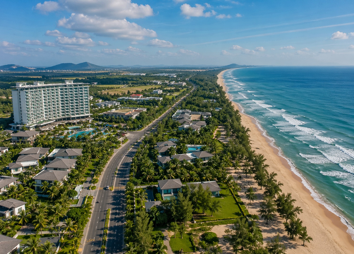 đất Hồ Tràm ven biển và khu nghỉ dưỡng