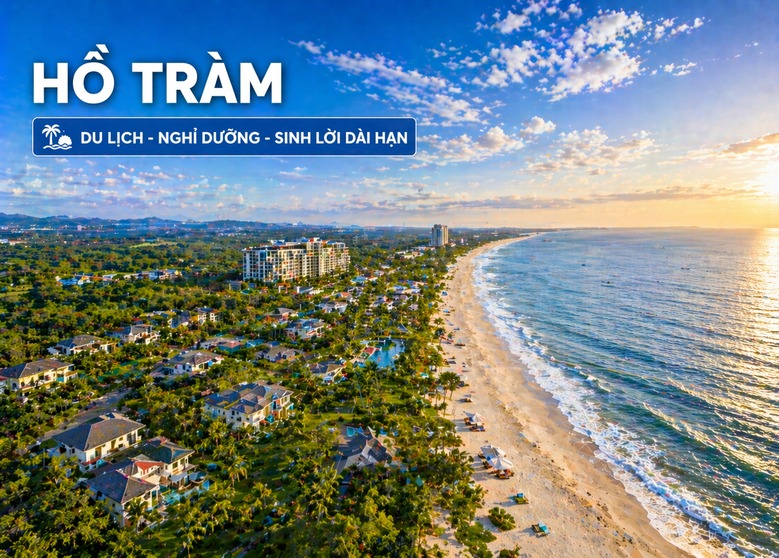 bất động sản Hồ Tràm ven biển nghỉ dưỡng