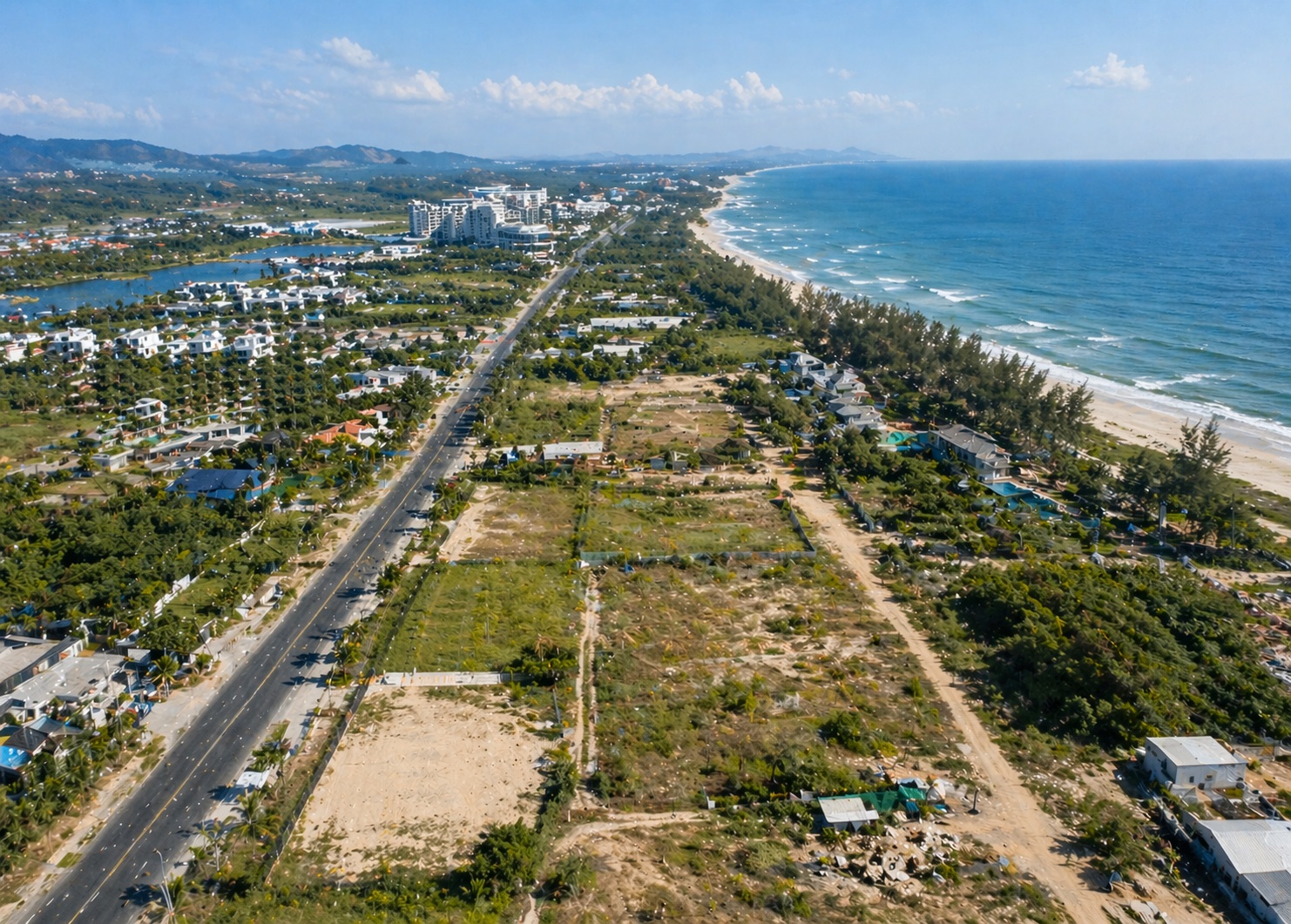 thị trường đất Hồ Tràm thực tế theo từng vị trí