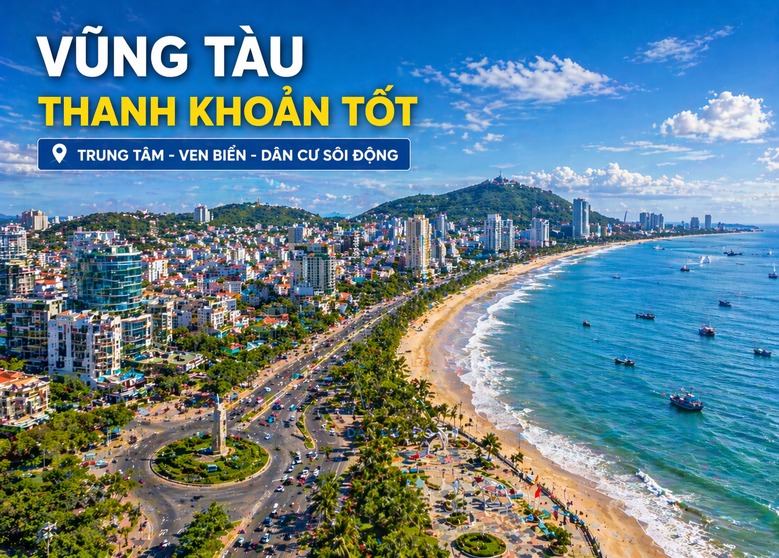 bất động sản Vũng Tàu khu dân cư ven biển